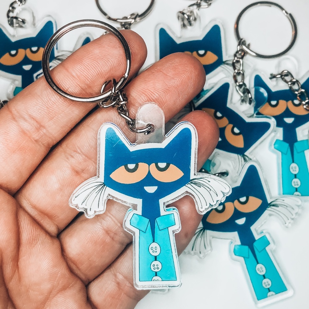 Pete The Cat Keychains